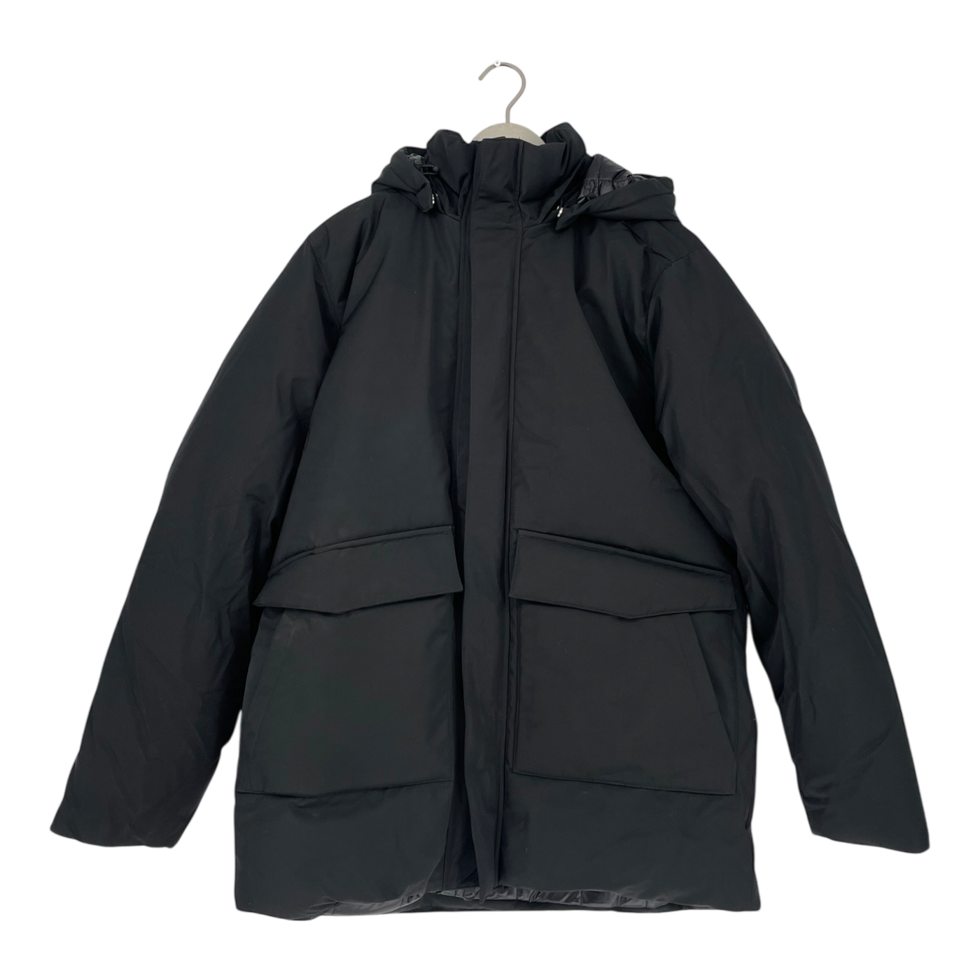 Embassy of Bricks and Logs haddock parka jacket, black | unisex L