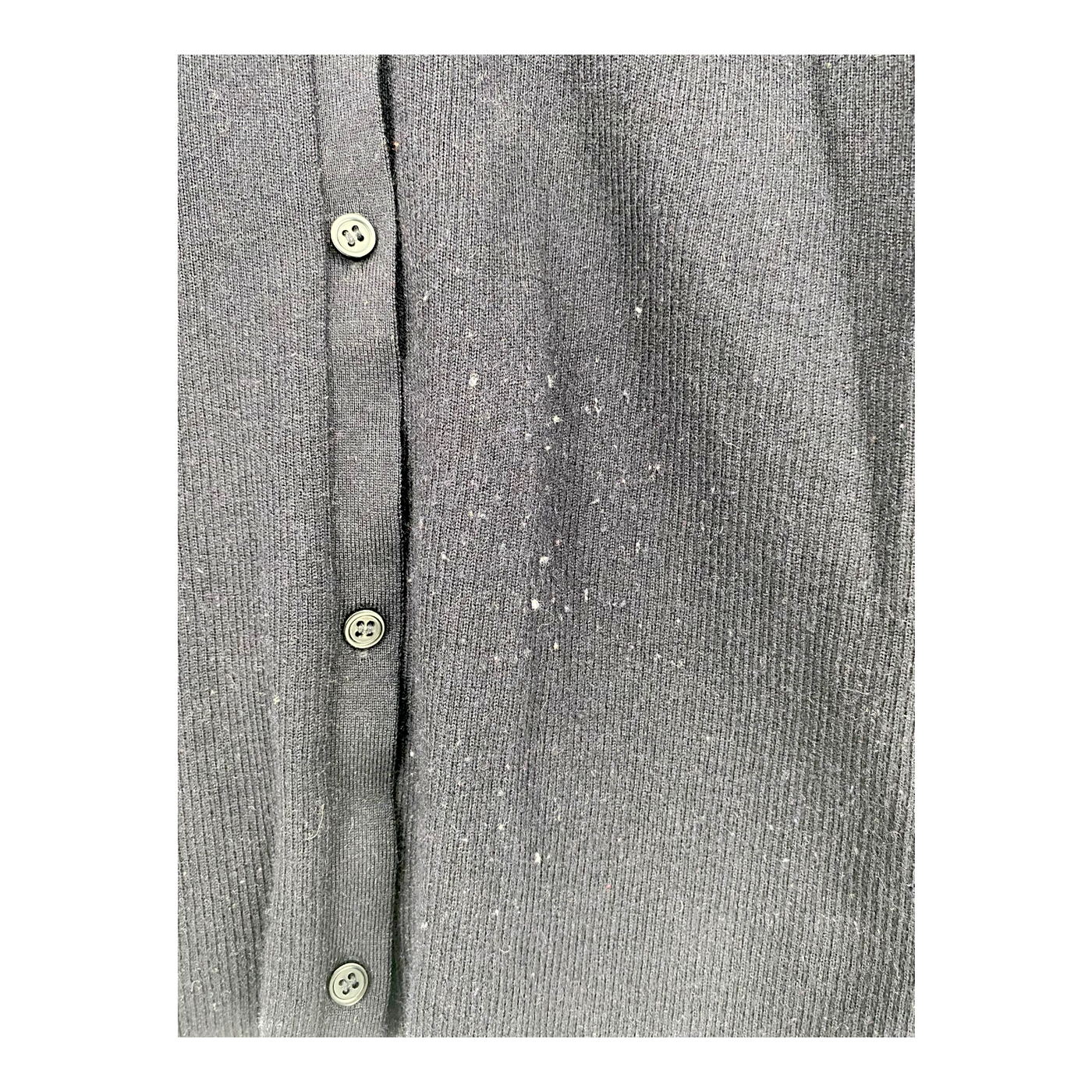 COS wool knit cardigan, dark blue | woman L