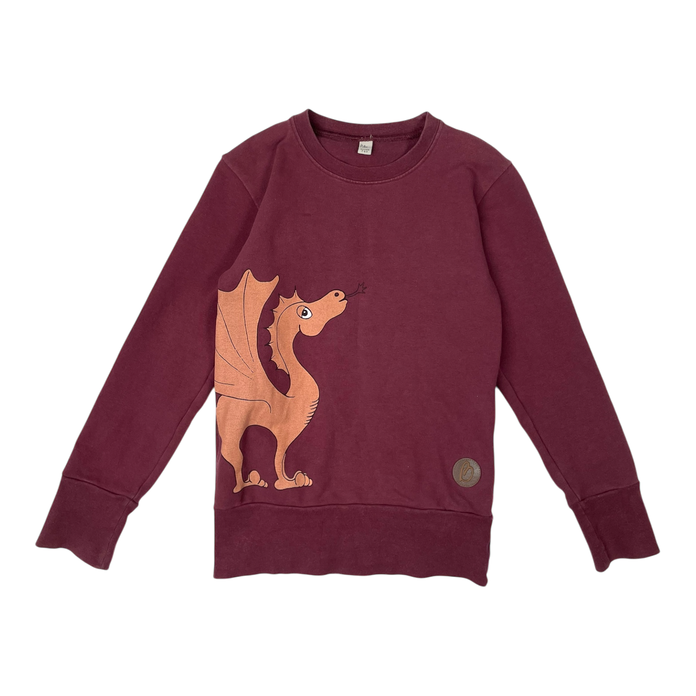 Blaa sweatshirt, dragon | 122/128cm