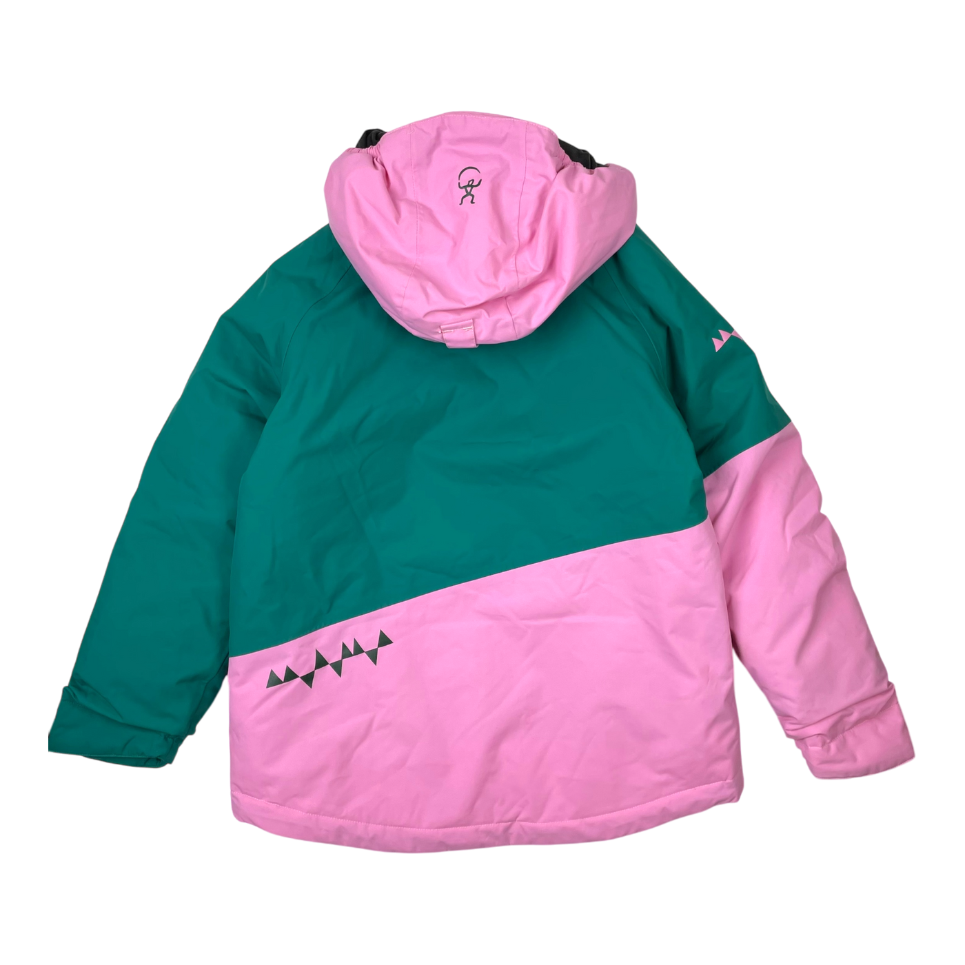 Isbjörn winter jacket, pink/green | 134/140cm