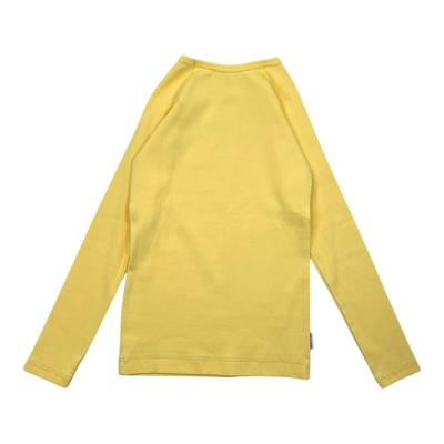 Metsola rib shirt, yellow | 140cm