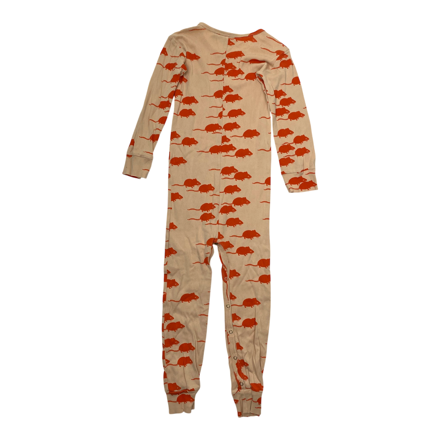 Mini Rodini tricot jumpsuit, mice | 92/98cm
