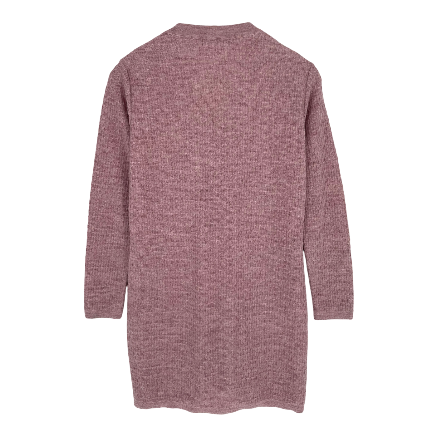 Alpa alpaca drizzle cardigan, mauve | woman S
