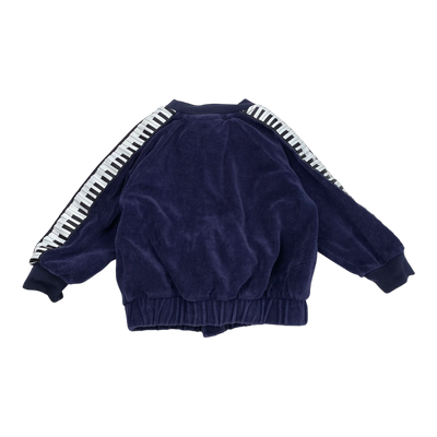 Mini Rodini terry jacket, piano | 92/98cm