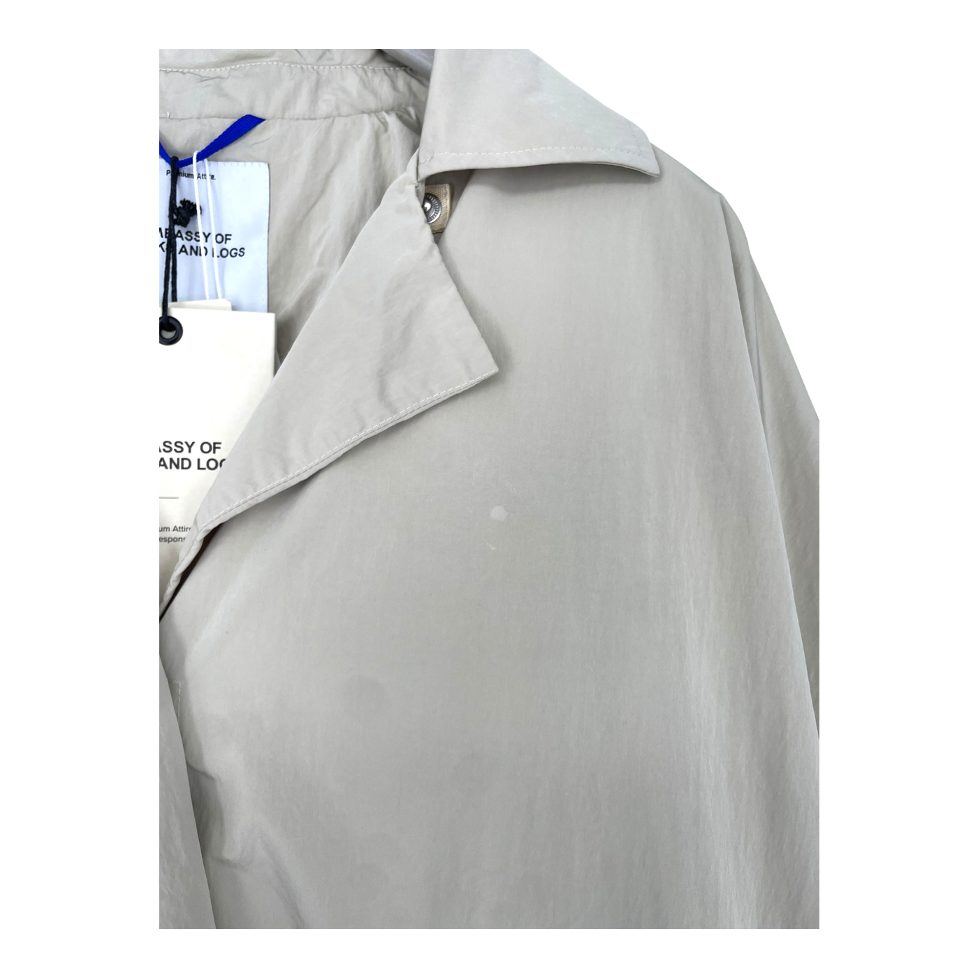 Embassy of Bricks and Logs miami trench coat, beige | woman S