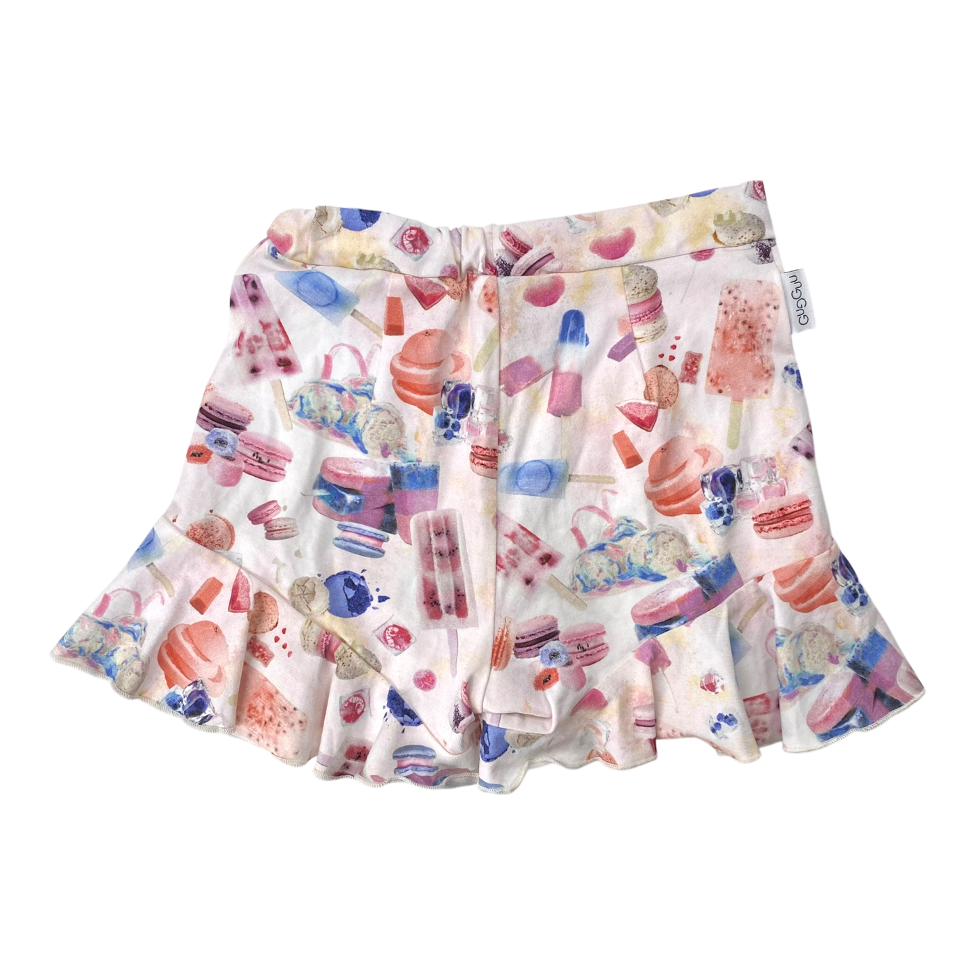Gugguu frill shorts, ice cream | 122cm