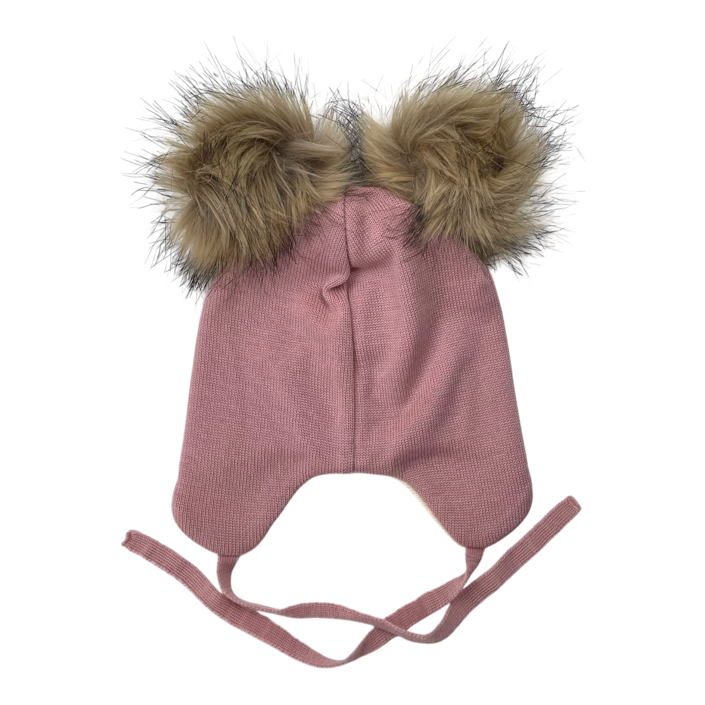 Gugguu merino furry beanie, mauve aurora | 52/54cm