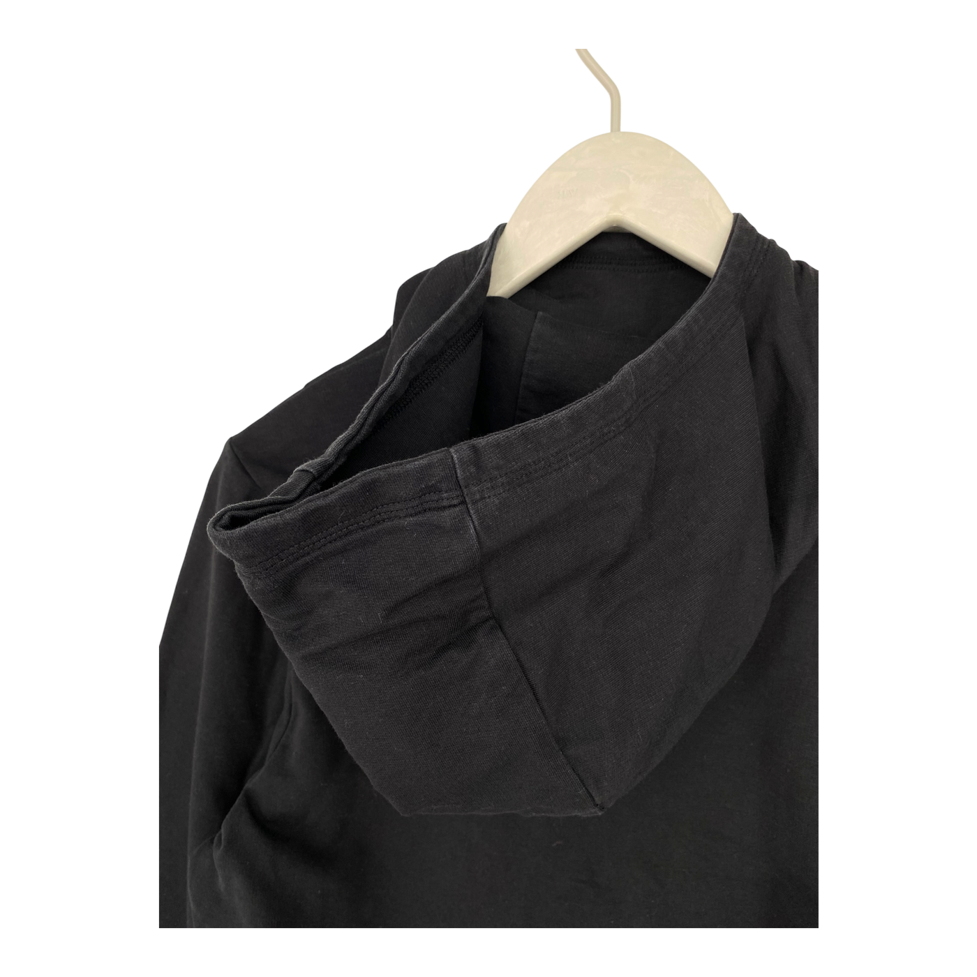Omellinen Hoodie Tunika, schwarz | Frau m