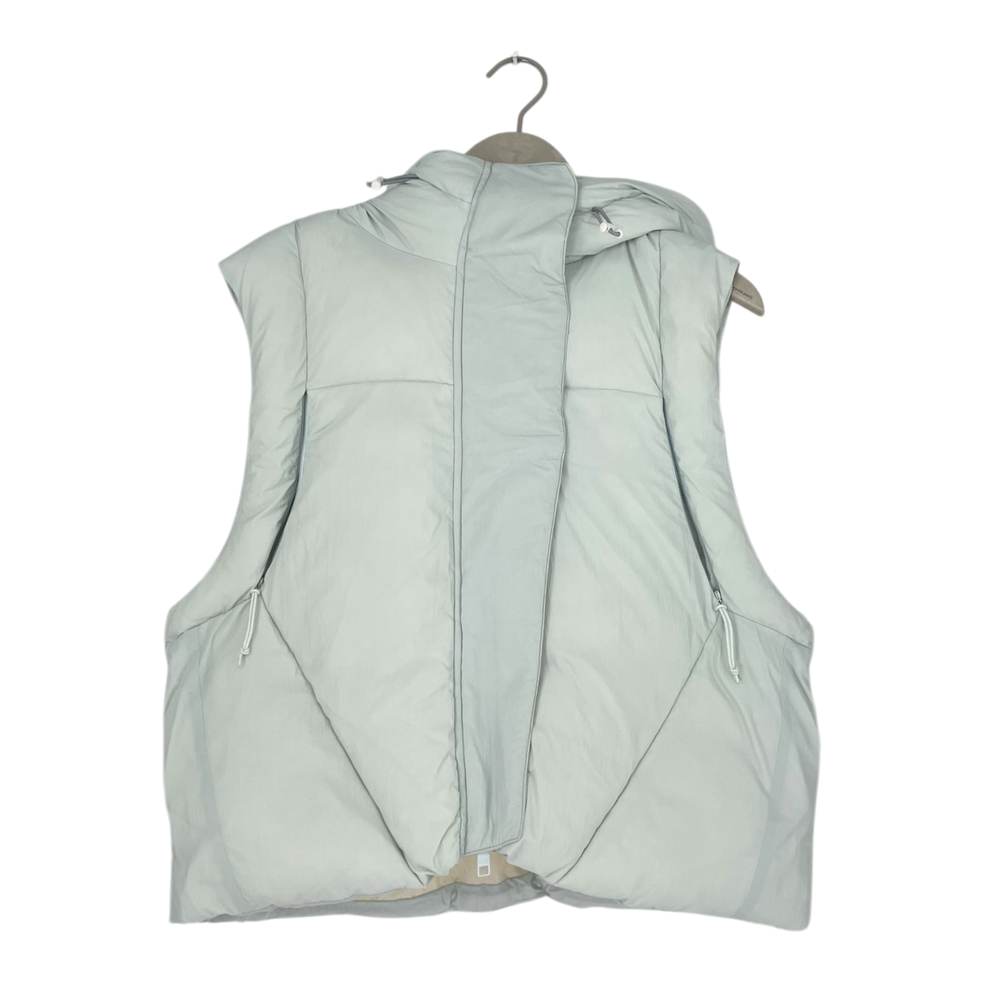Embassy of Bricks and Logs andora puffer vest, ice blue | woman S