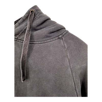 Riva Clothing long hoodie, black | unisex XL