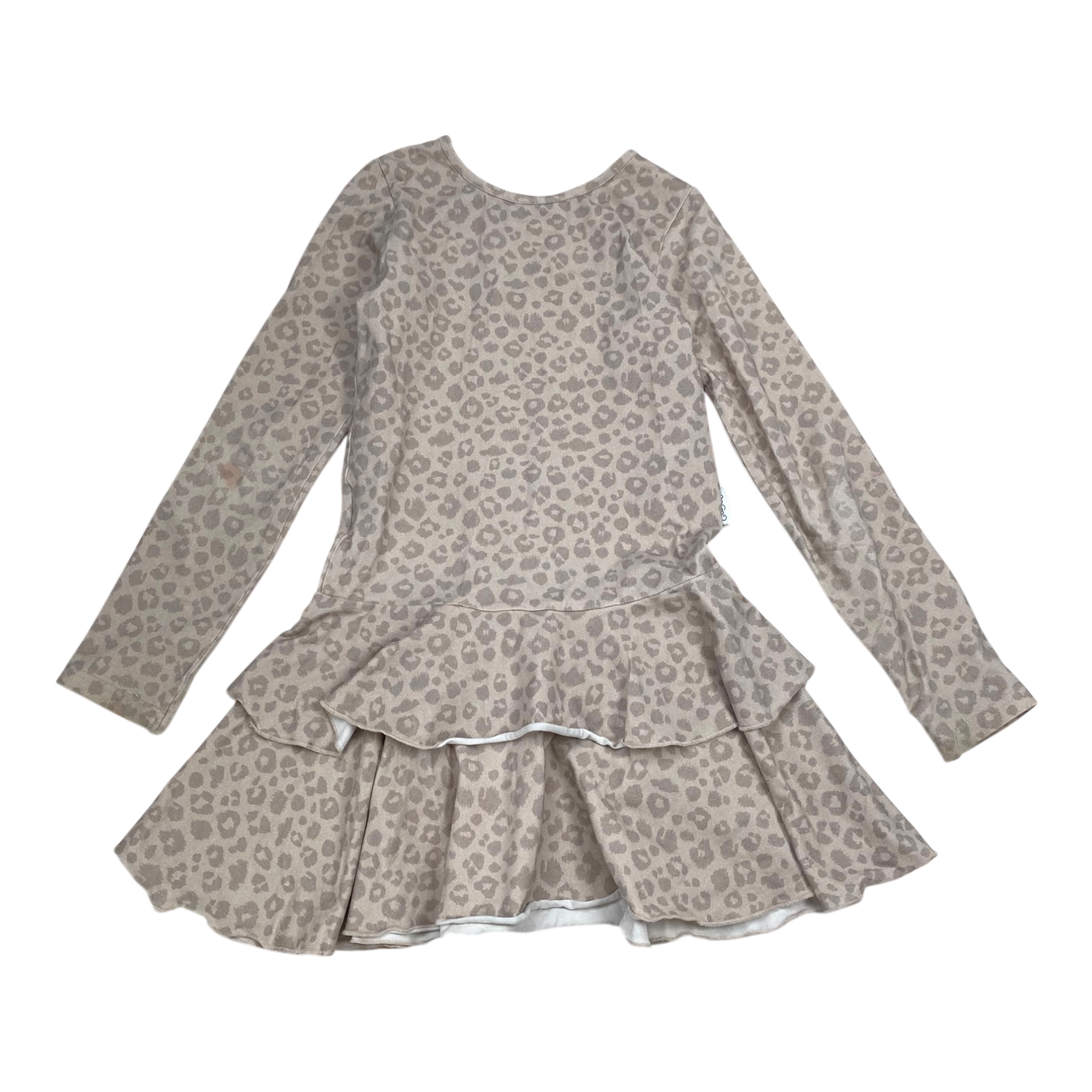 Gugguu frilla dress, leopard | 92cm