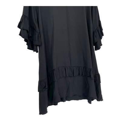 R/H frill dress, black | woman L