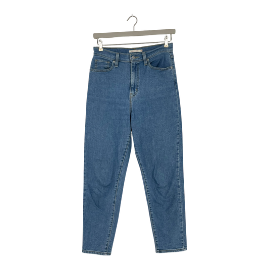 Levi's high wasted taper mom jeans, light blue denim | woman W29 L27