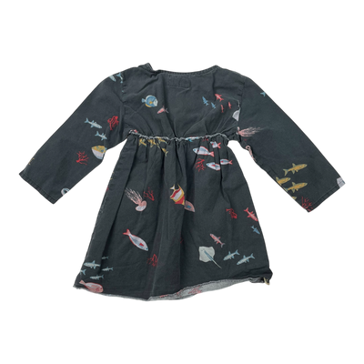 Bobo Choses woven dress, animals | 86/92cm