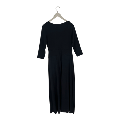 Bypias bamboo tricot knot dress, black | woman S