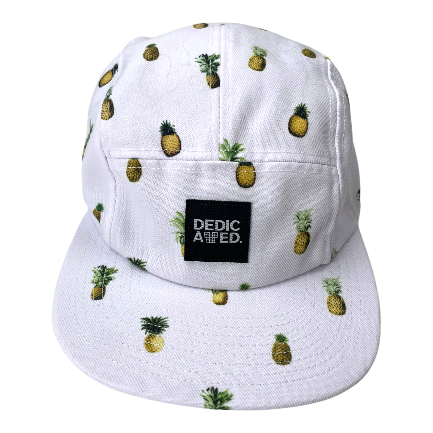 Dedicated 5 panel cap, pineapple