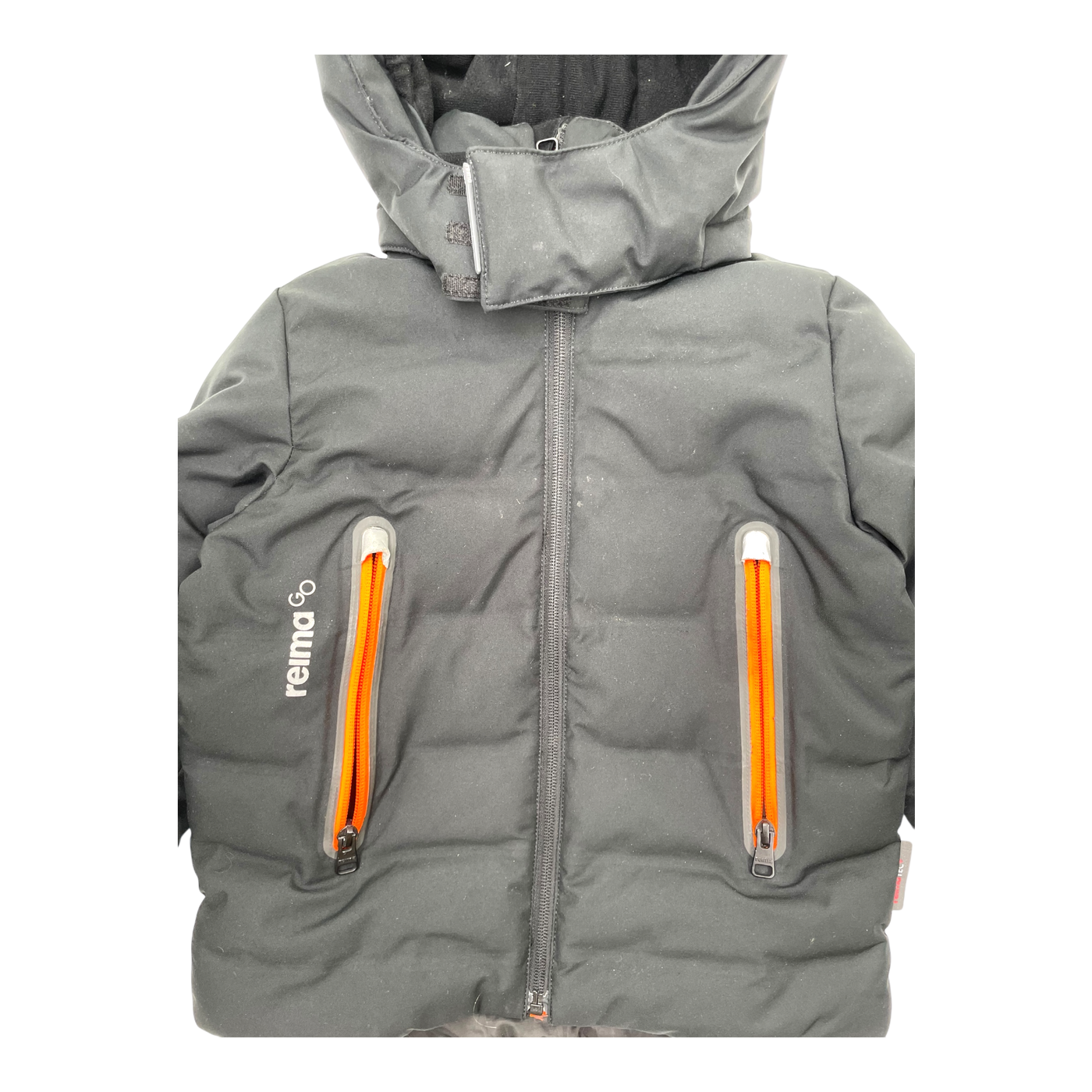 Reima winter puffer jacket, black | 104cm