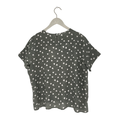R-Collection Seidenhemd, Moss Green | Frau m
