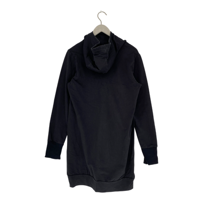 Omellinen Hoodie Tunika, schwarz | Frau m