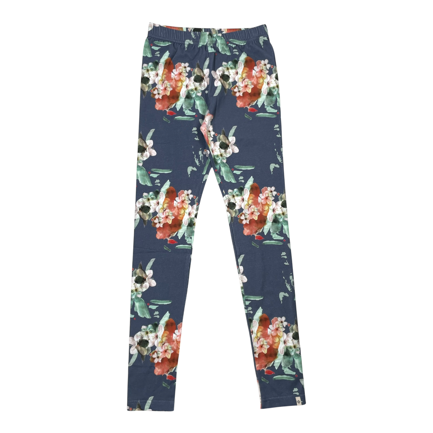 Kaiko leggings, blue blossom | 146/152cm