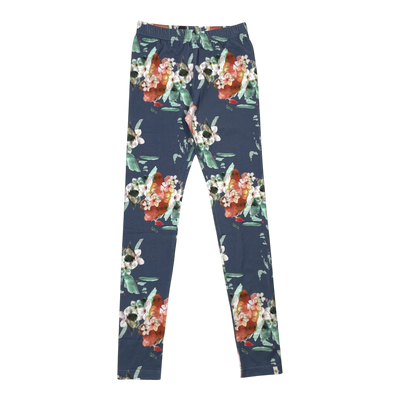 Kaiko leggings, blue blossom | 146/152cm