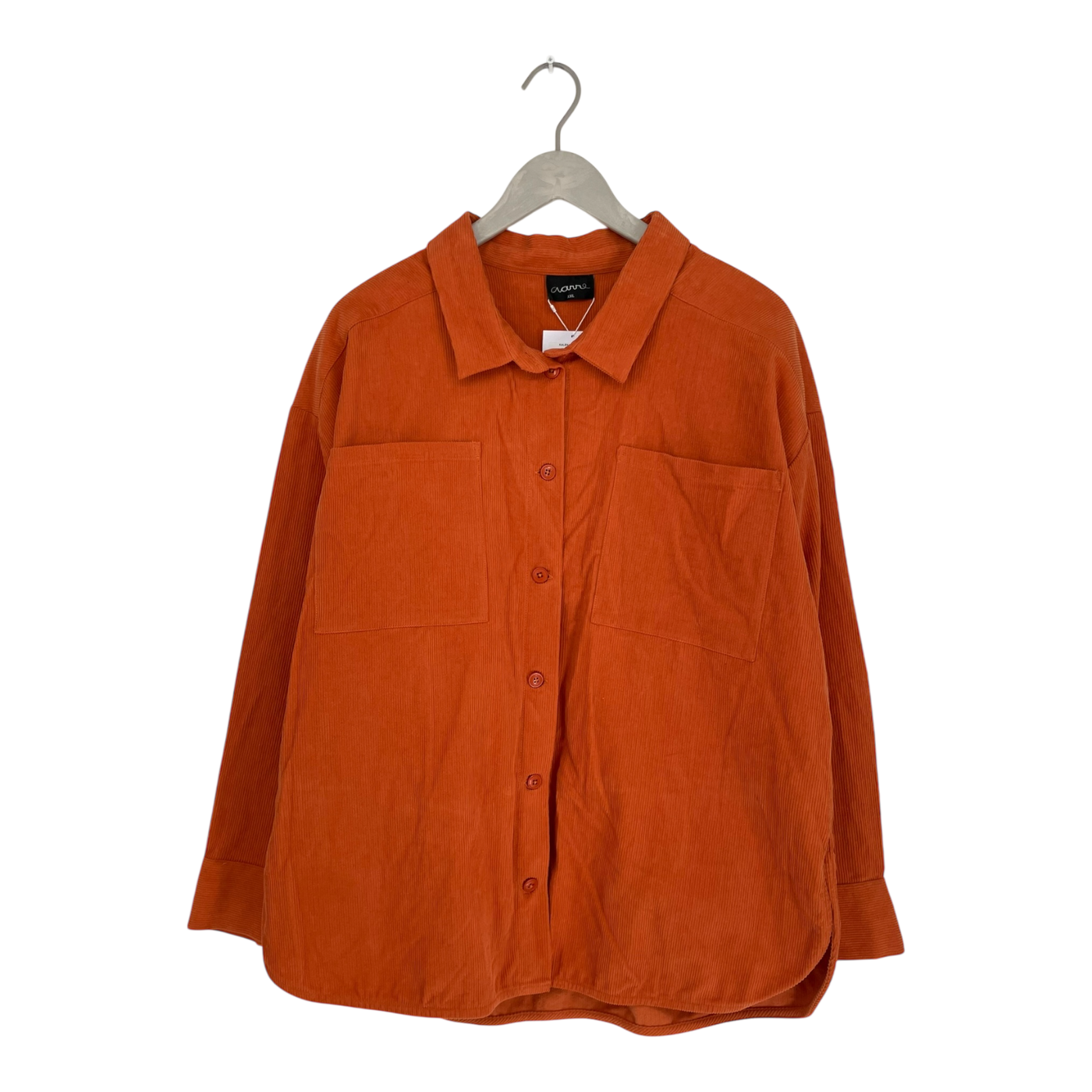 Aarre kalena corduroy shirt, orange | woman XXL