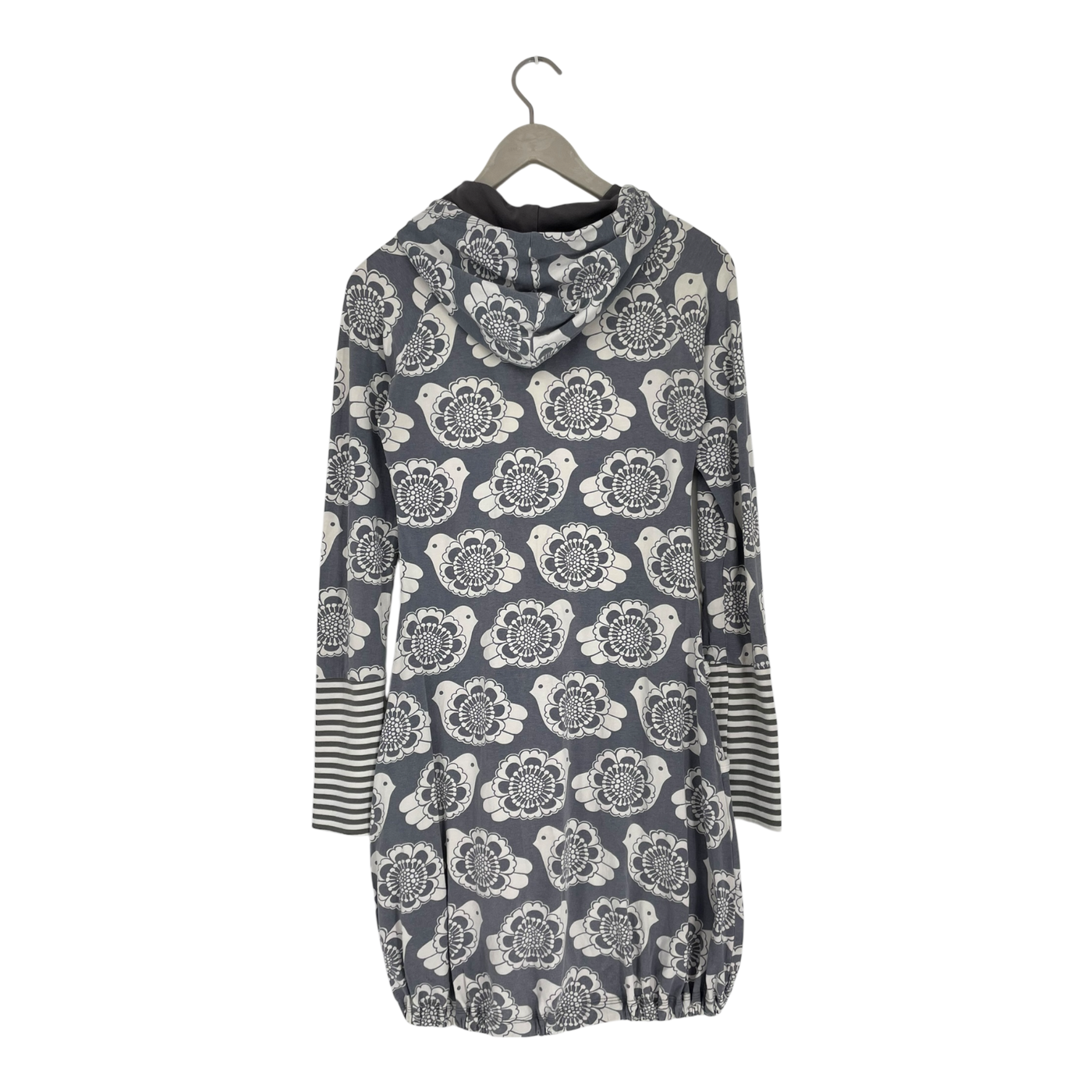 Ommellinen hooded tunic, birds & flowers | woman M