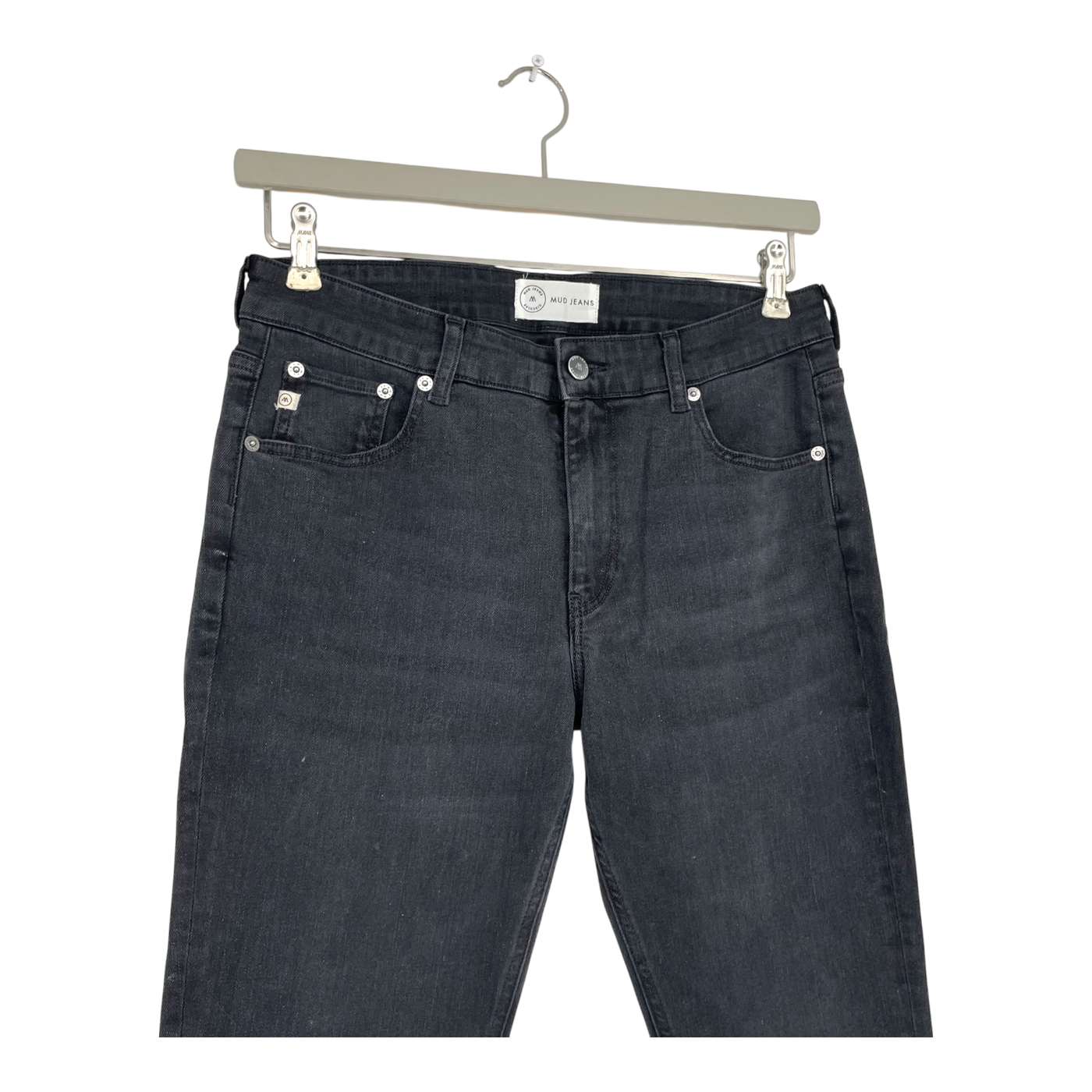Mud Jeans skinny Skyler jeans, authentic black | woman 27/32