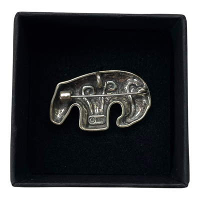 Kalevala Koru kalevankarhu brooch, silver