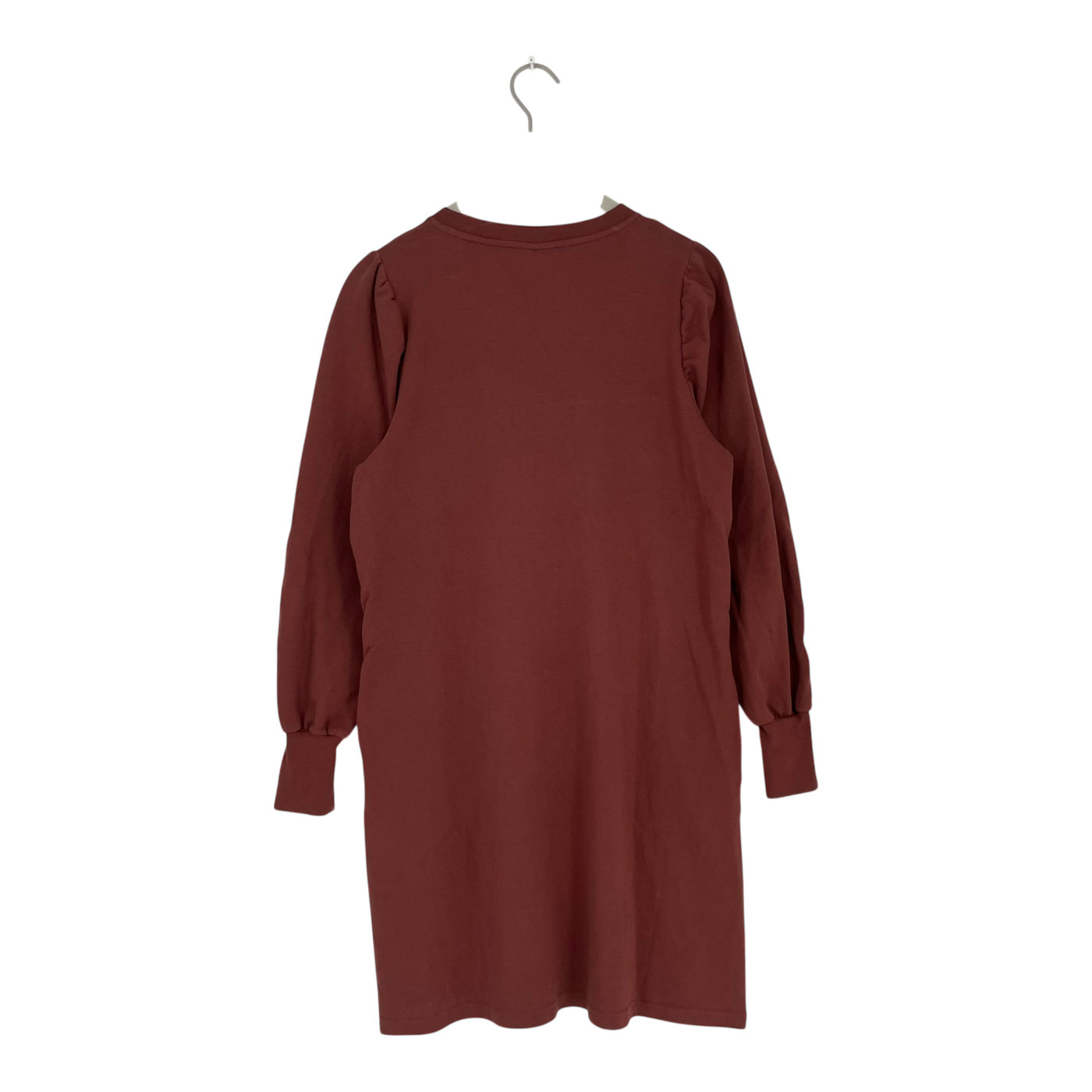 Toive puff-sleeved dress, chocolate | woman S
