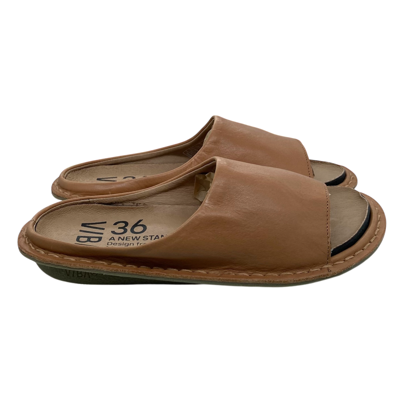 VIBAe Saint Tropez leather sandals, fawn tan | 36