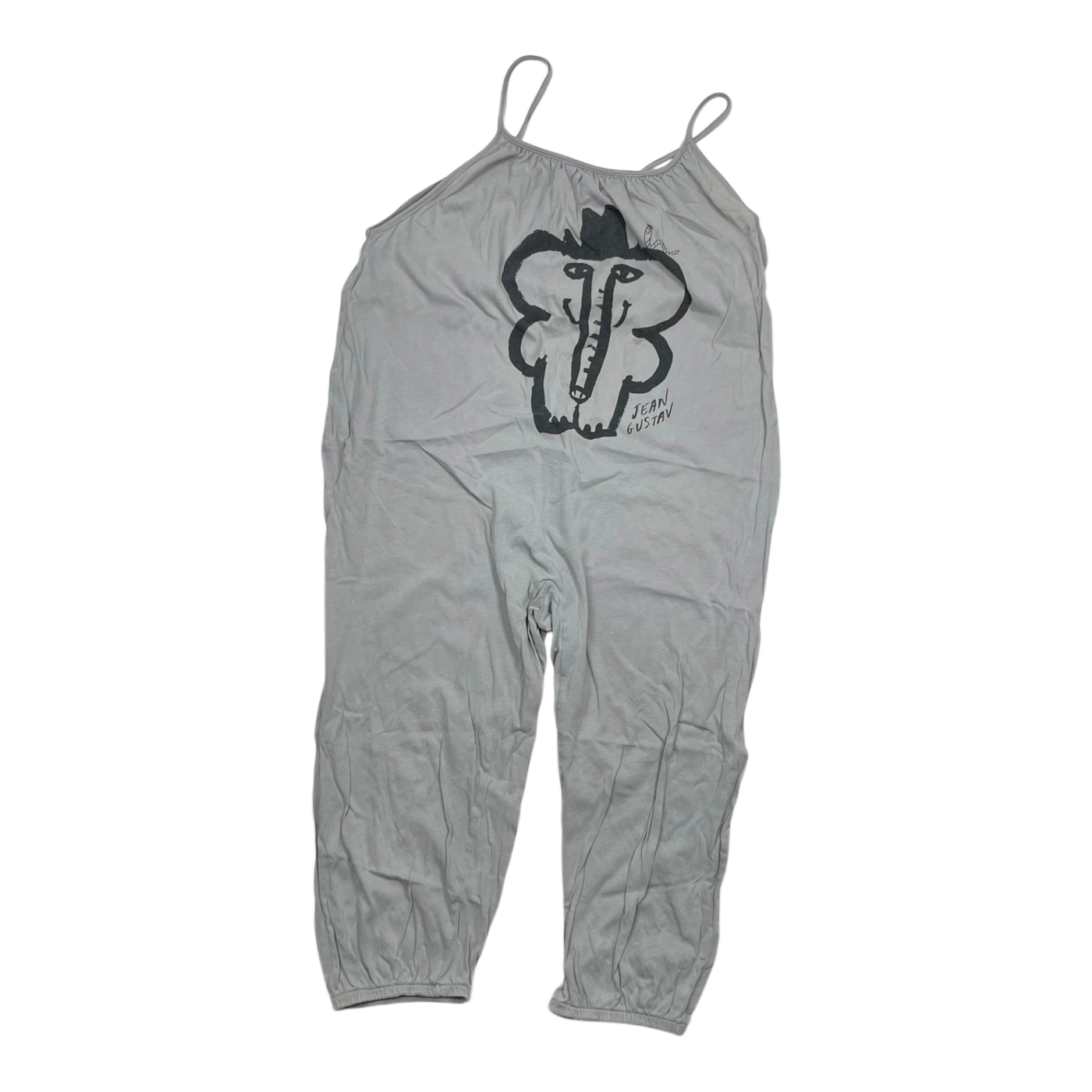 Bobo Choses sleeveless jumpsuit, elephant | 8-9y