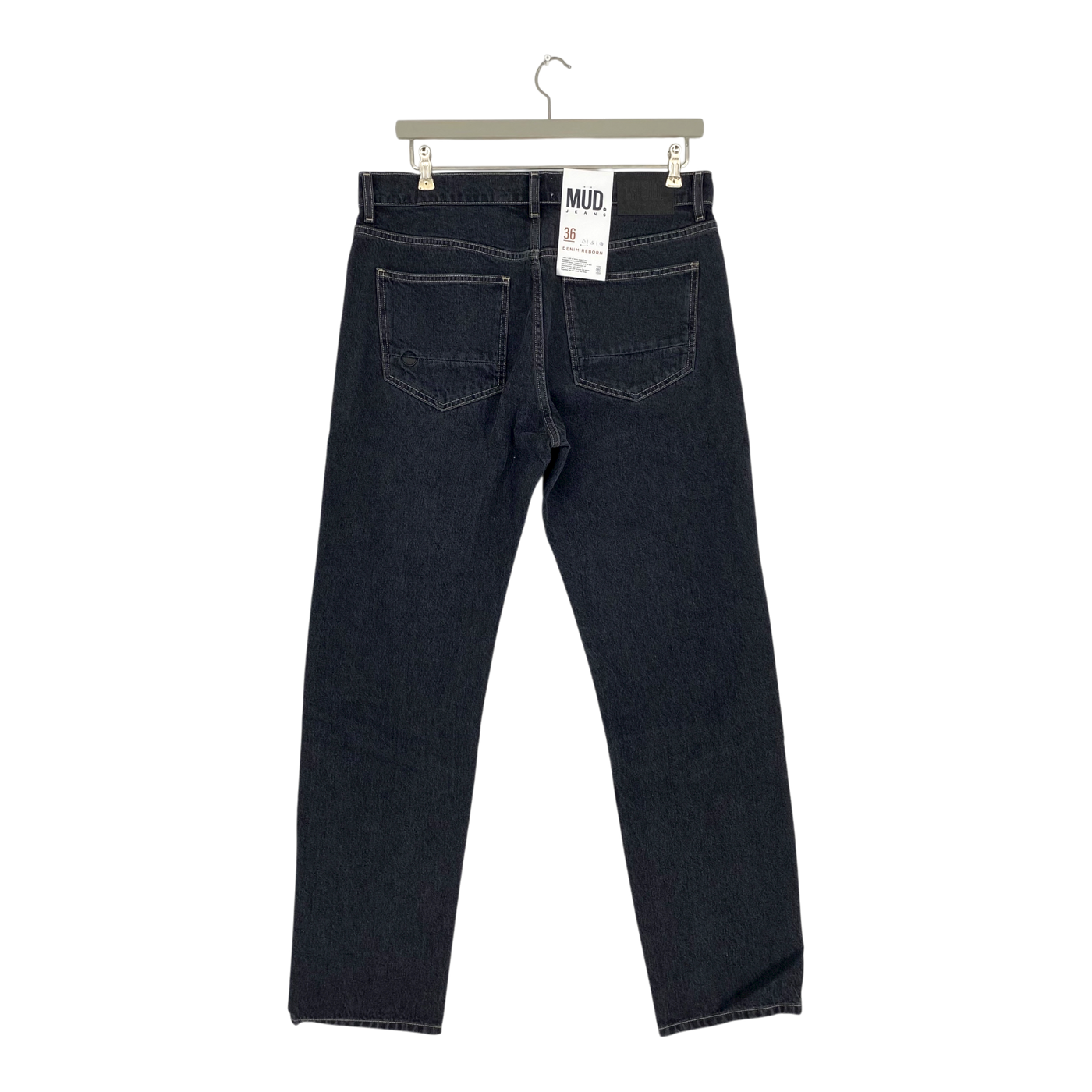 Mud Jeans john straight jeans, vintage black | man 33/32