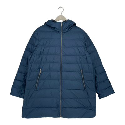 Joutsen ruut down jacket, royal blue | woman 3XL