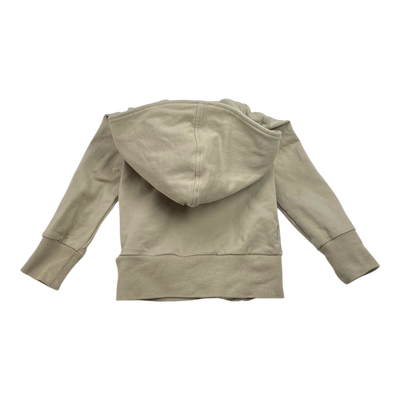 Gugguu zipper hoodie, beige | 86cm