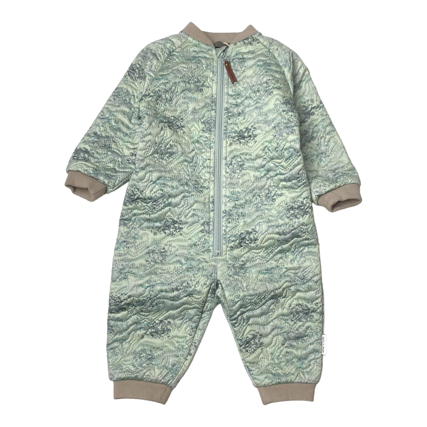 Mini A Ture boi thermo suit, sea foam green | 74cm