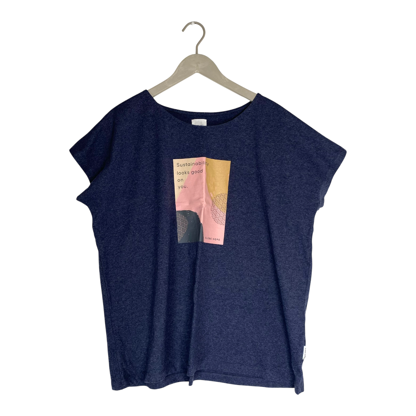 Globe Hope t-shirt, midnight blue | woman XXL