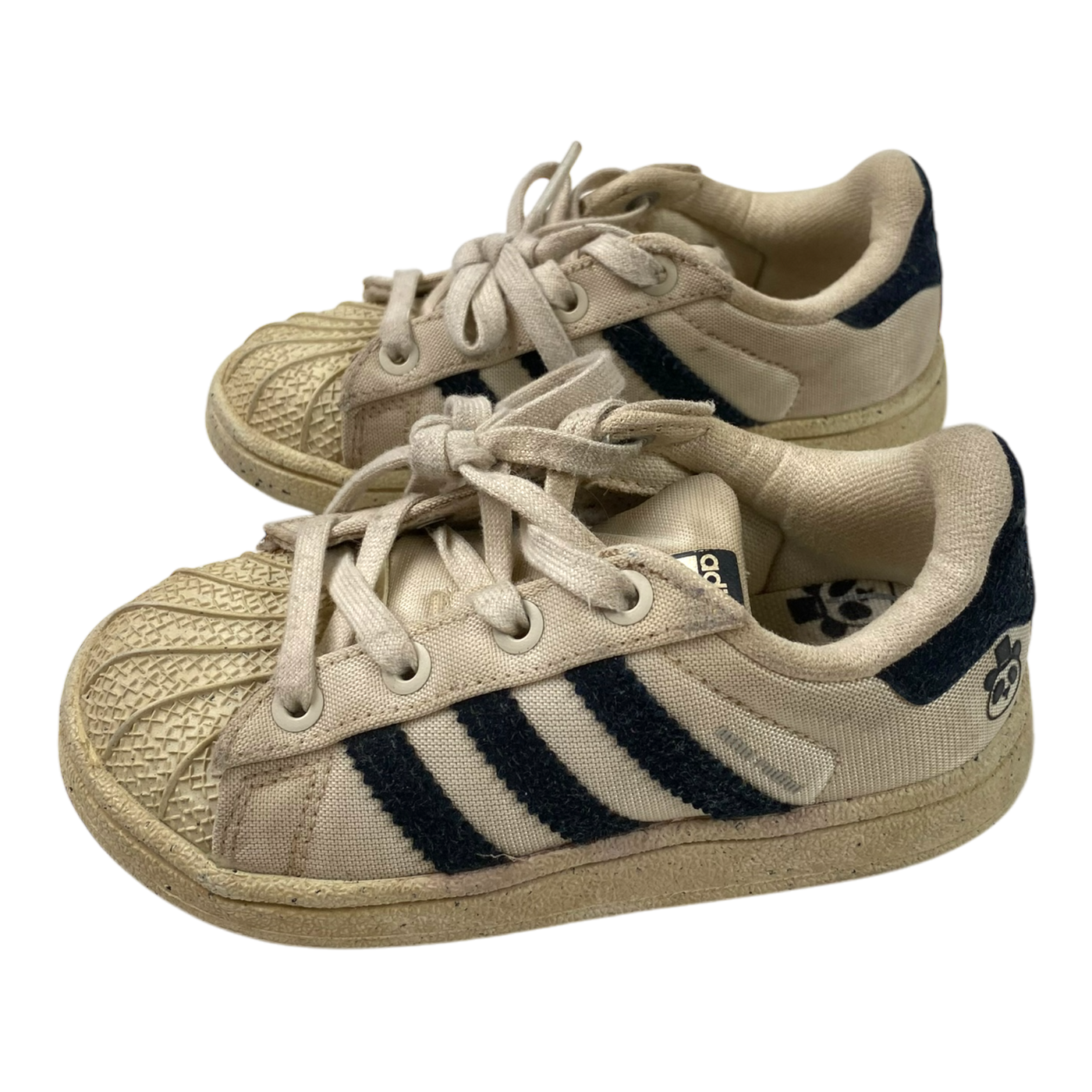 Mini Rodini x Adidas sneakers, ivory | 25