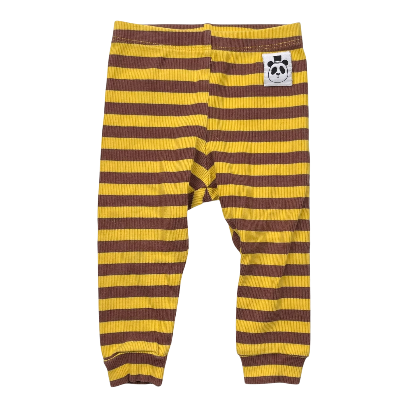 Mini Rodini rib leggings, stripe | 68/74cm