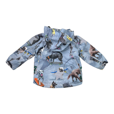 Molo hopla spring jacket, doggy blue town | 80cm