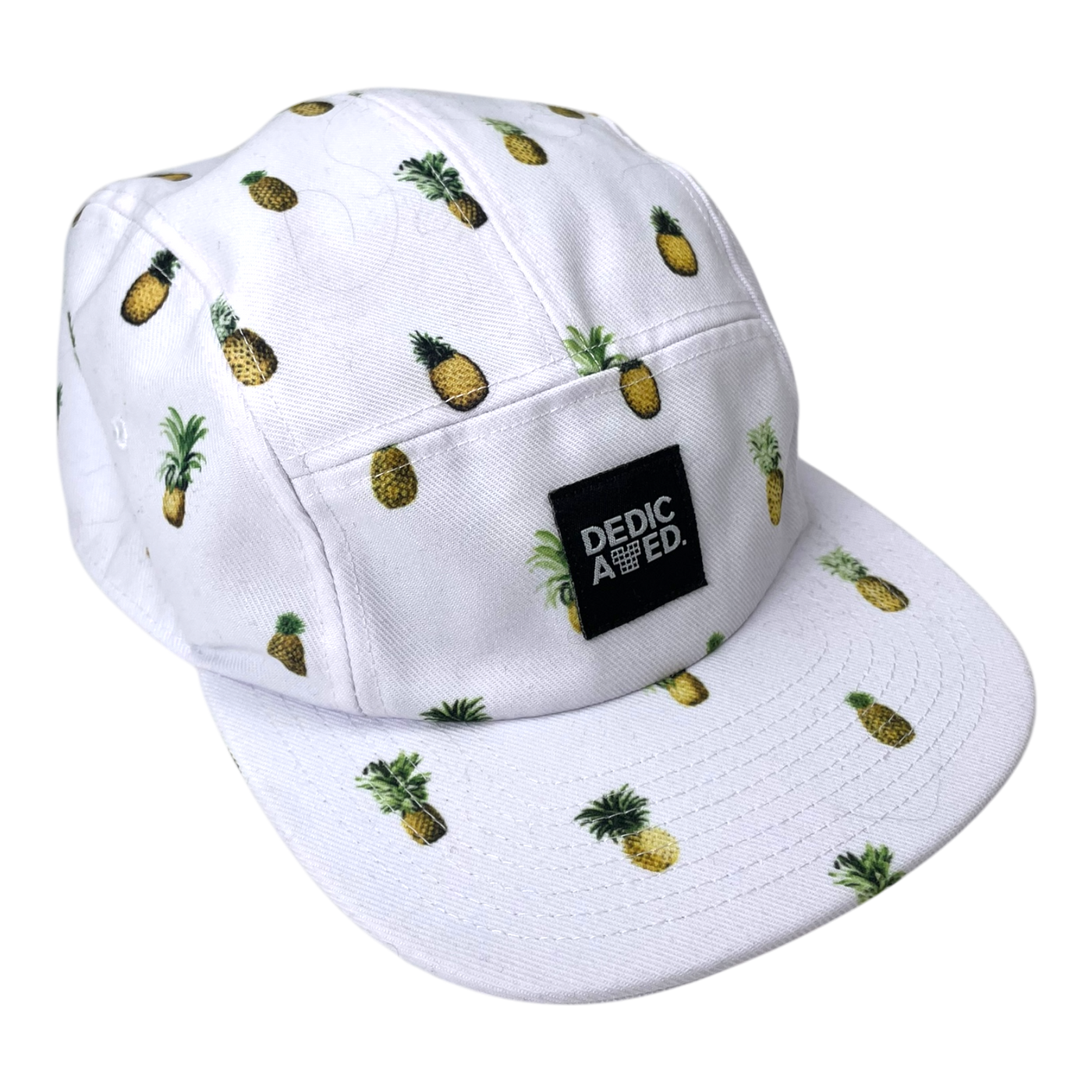 Dedicated 5 panel cap, pineapple