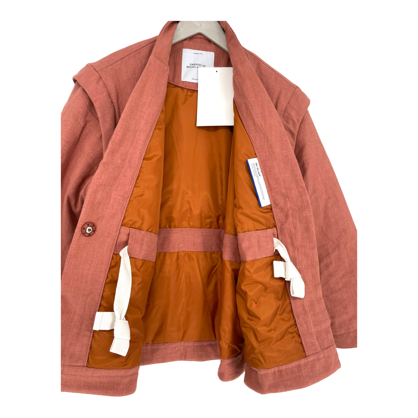 Embassy of Bricks and Logs ventura jacket, ocre | unisex S