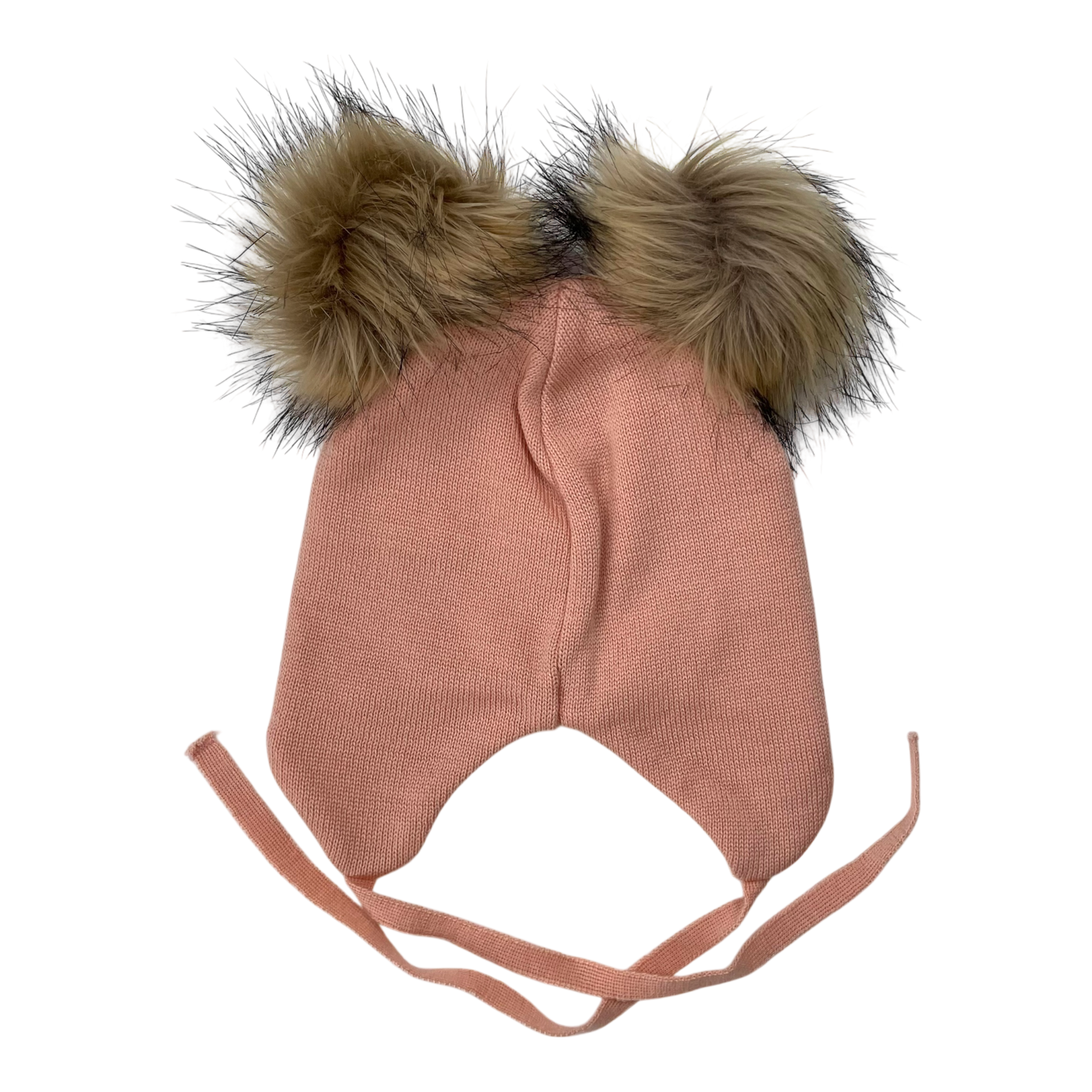 Gugguu merino furry beanie, dreamy apricot | 52/54cm