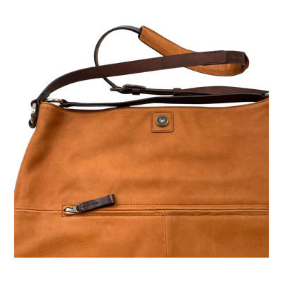 Harold's Bags leather chaza pouch, cognac