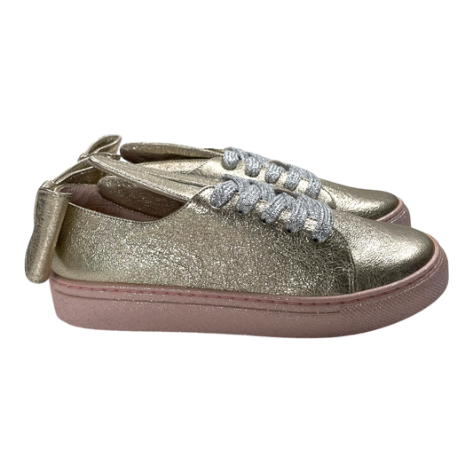 Minna Parikka t-bow mini shoes, gold | 32