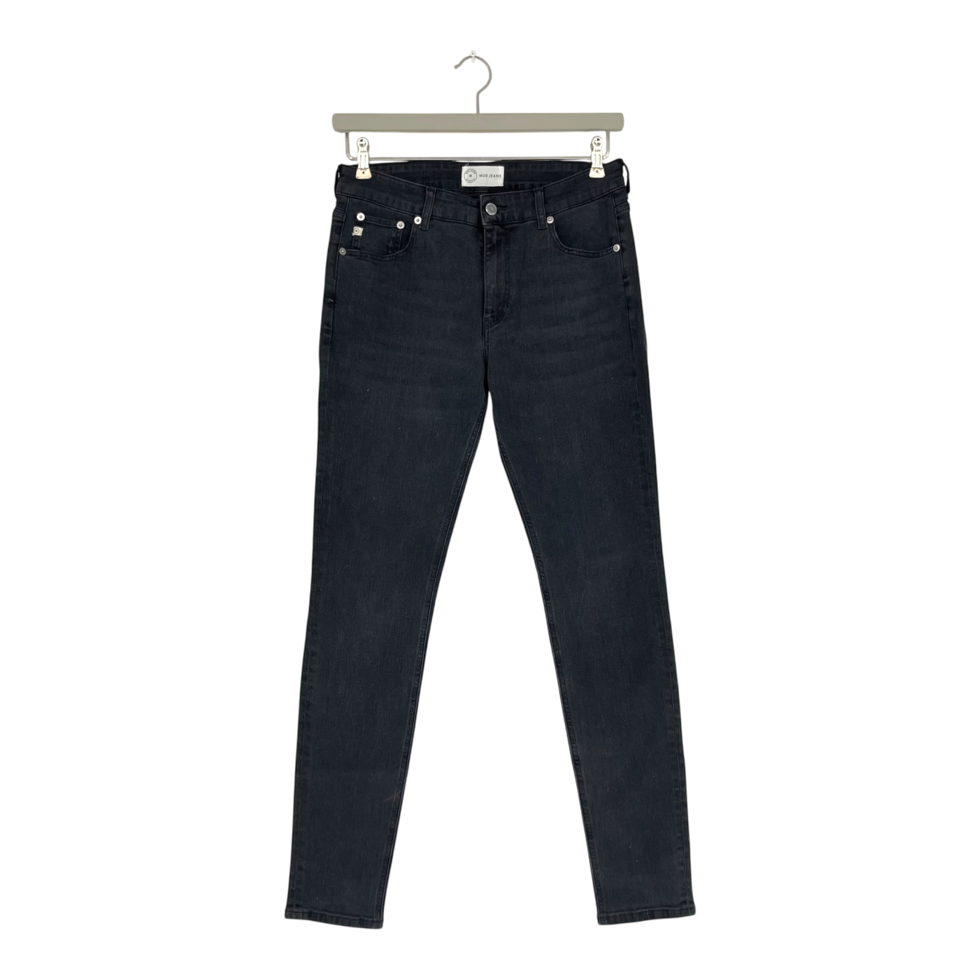 Mud Jeans skinny Skyler jeans, authentic black | woman 27/32