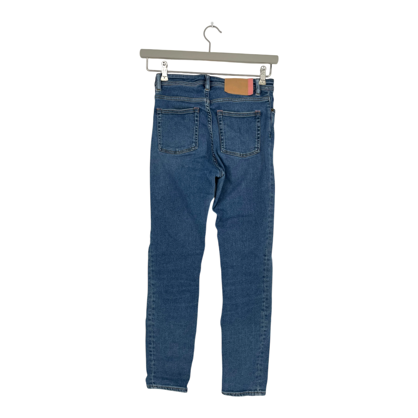 Acne Studios peg jeans, mid blue | woman 27/30