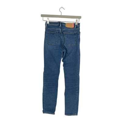 Acne Studios peg jeans, mid blue | woman 27/30