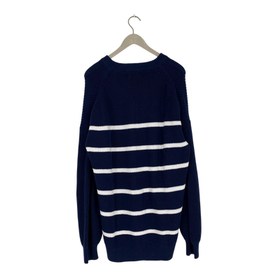 Makia oversized knitted sweater, stripes | unisex 2XL