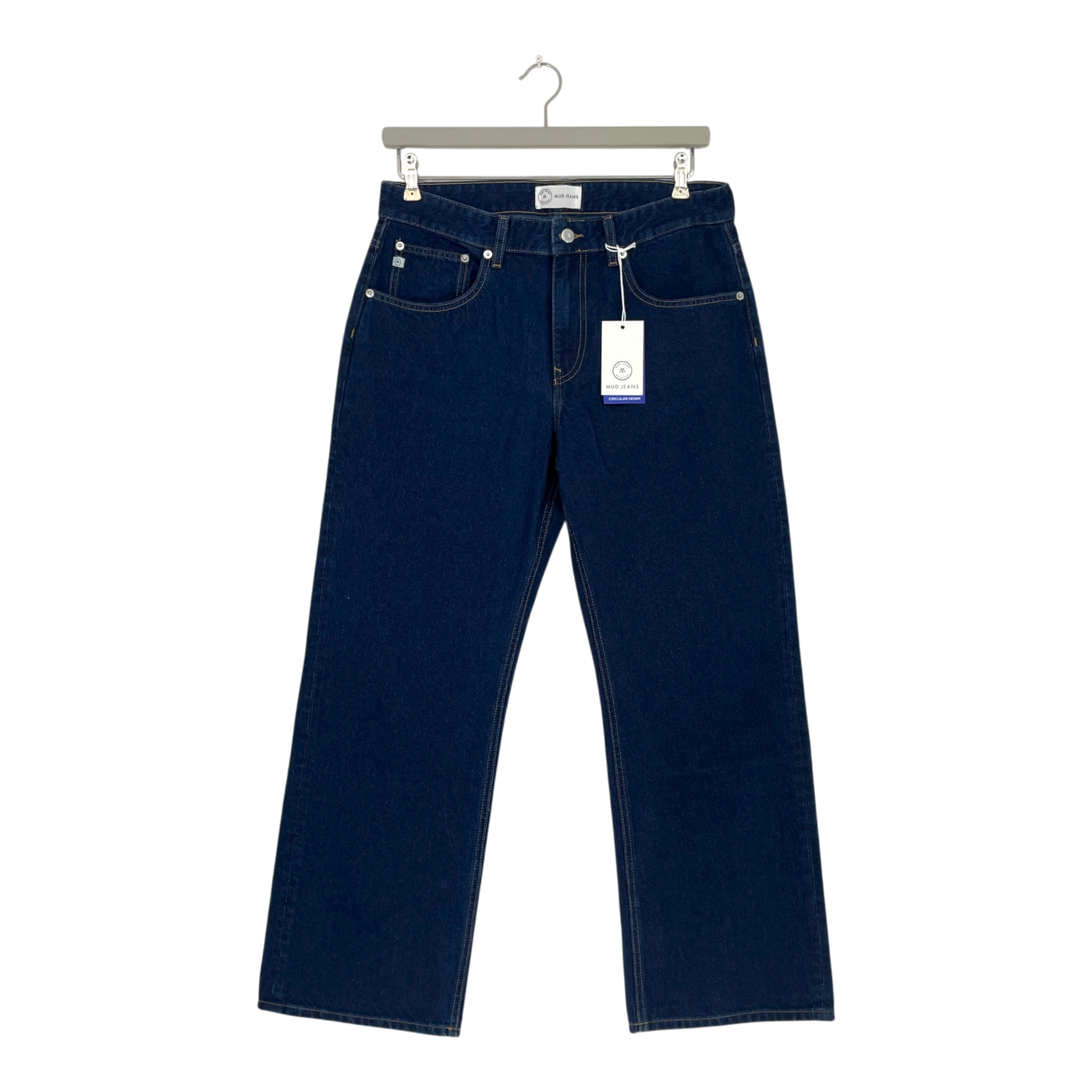 Mud Jeans jamie mid loose jeans, denim blue | woman 32/30